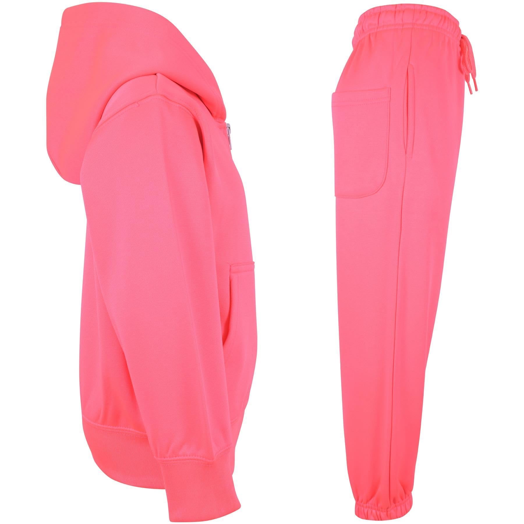 A2Z 4 Kids Garçons Filles Simple Sweat À Capuche avec Pantalon De Jogging Pantalon De Survêtement Pantalon Sport Vêtements De Sport Ensemble Enfants Pour Garçons Garçons Âge 2-13 Ans