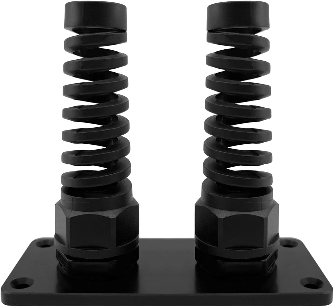 Cable Gland, 16mm 0.6" Coil Hole, Waterproof Accessory Good Sealing Professional with Base Cable Fixing Head Nylon Joint, Cable Connector, Double Head