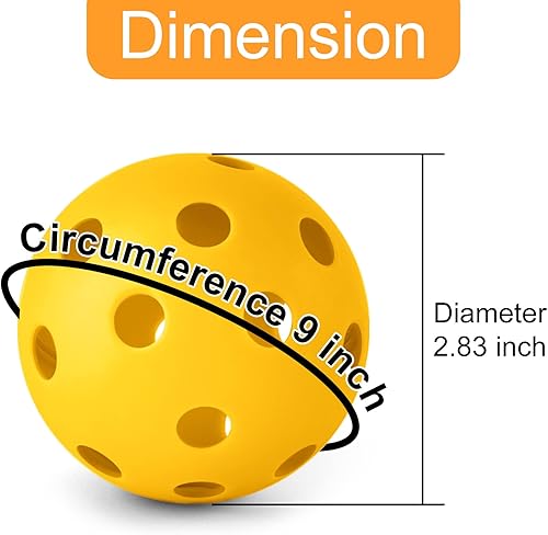 Miniatura 2 de Coopay Paquete de 14 pelotas de béisbol para práctica de béisbol, bolas suaves huecas de plástico para golpe, entrenamiento de béisbol, uso en