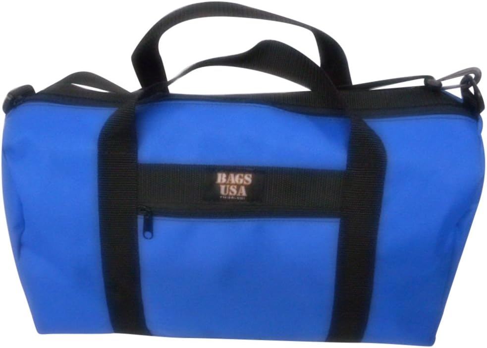 Wet and Dry Bag Featuring Wet Compartment, Swim or Gym Bag Has Wet Pocket Made In USA. (Blue)