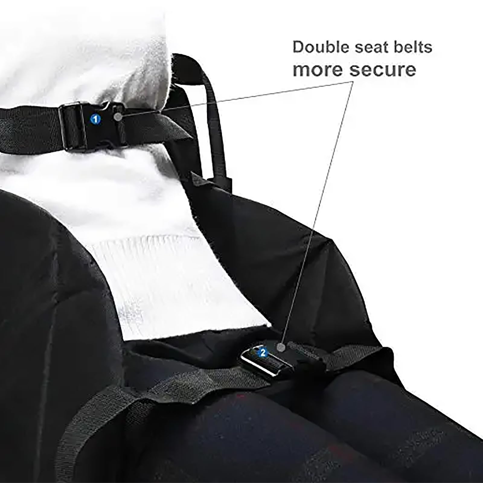 Cinturón de transferencia para pacientes, correa de elevación para personas en movimiento, soporta más de 150 kg, ideal para personas débiles y postradas en cama, enfermedades, discapacidad, mujeres