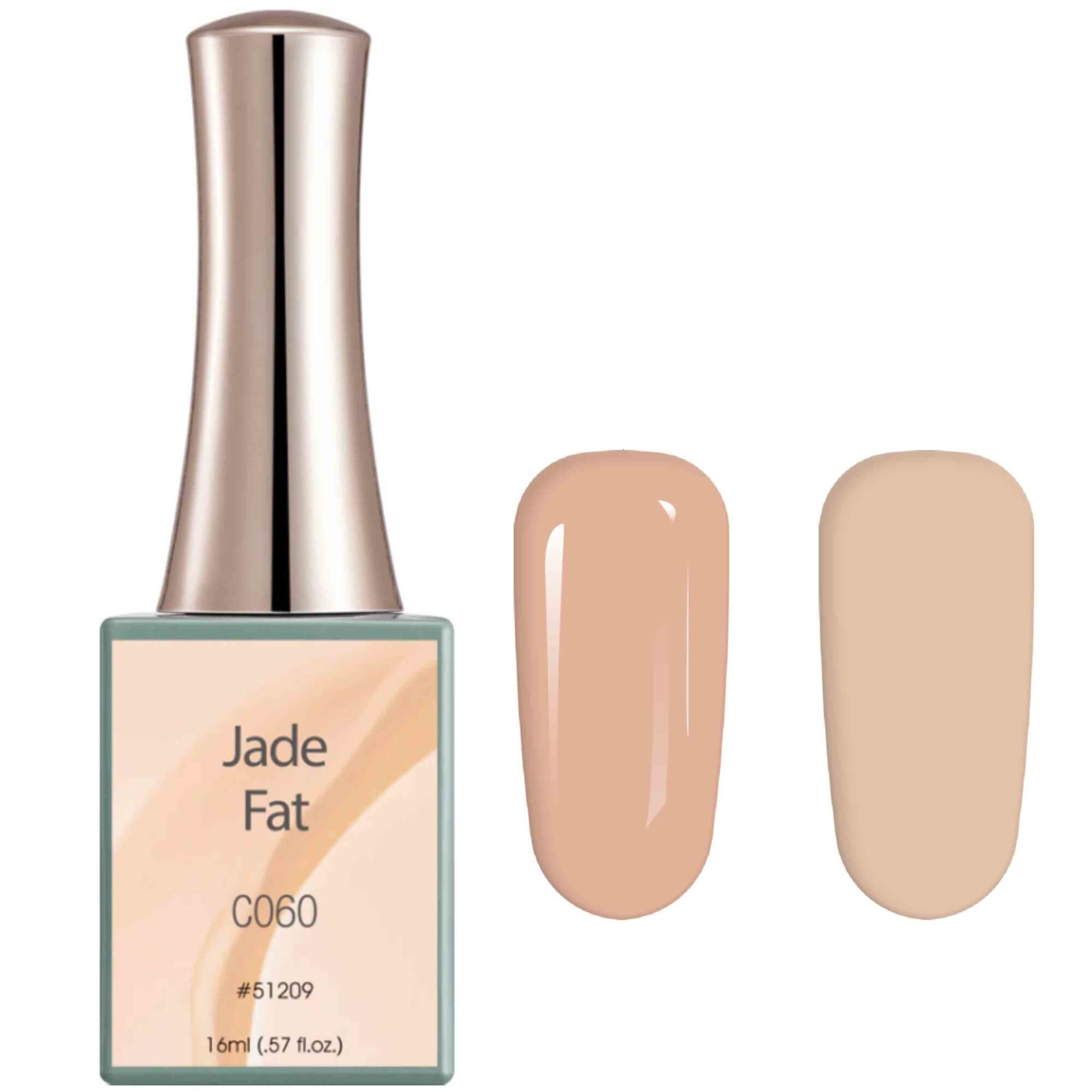 CANNI Gel Nail Polish 16ml Jade Fat Series Professional Color UV LED Shimmer Pink Varnish Soak Off Manicure (16ml-C060)-image-10