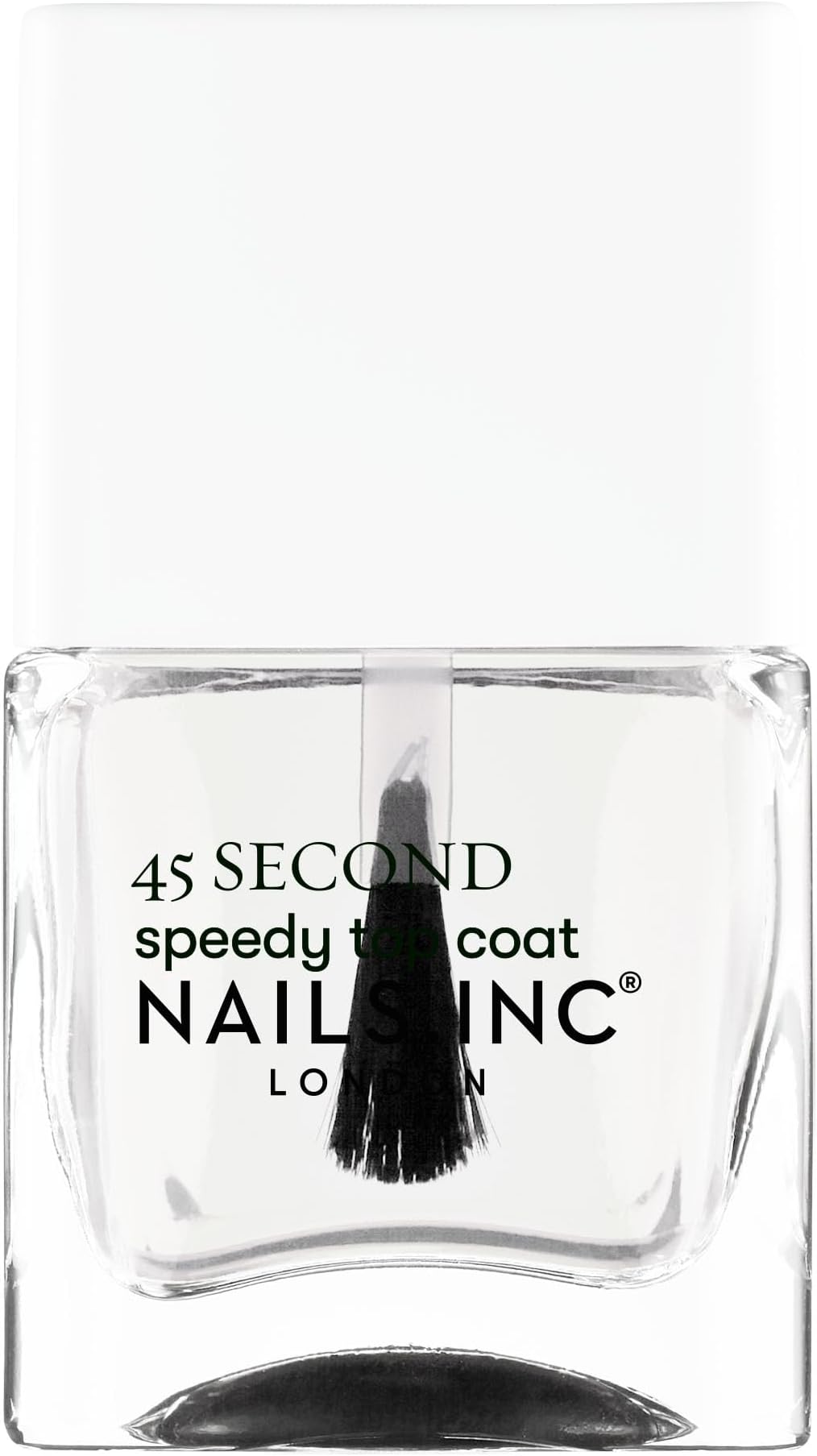 45 Second Speedy Gloss Nail Polish Top Coat, Rapid Dry, Air Dry, Ultra Glossy, Chip Resistant, Long Wearing, Streak Free Shine, Strong Nail Polish Sealer, Clear, 0.47 Fl Oz