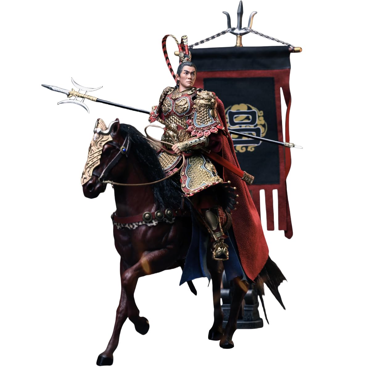 Amazon.co.jp: HiPlay 303TOYS 掌中三国 飛将 呂布 奉先 豪華騎馬旗