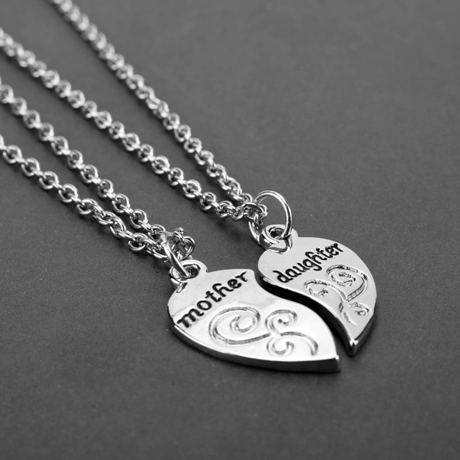 Zittop Mother Necklace Heart Matching Necklace Jewelry - Image 7