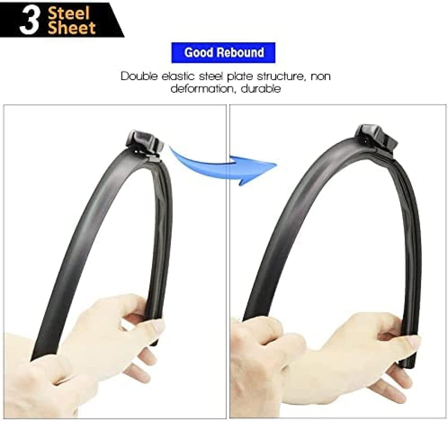 Escobillas limpiaparabrisas Delanteras de Coche para Kangoo 2008-2015, Escobilla limpiaparabrisas Delantera Escobillas limpiaparabrisas de Coche