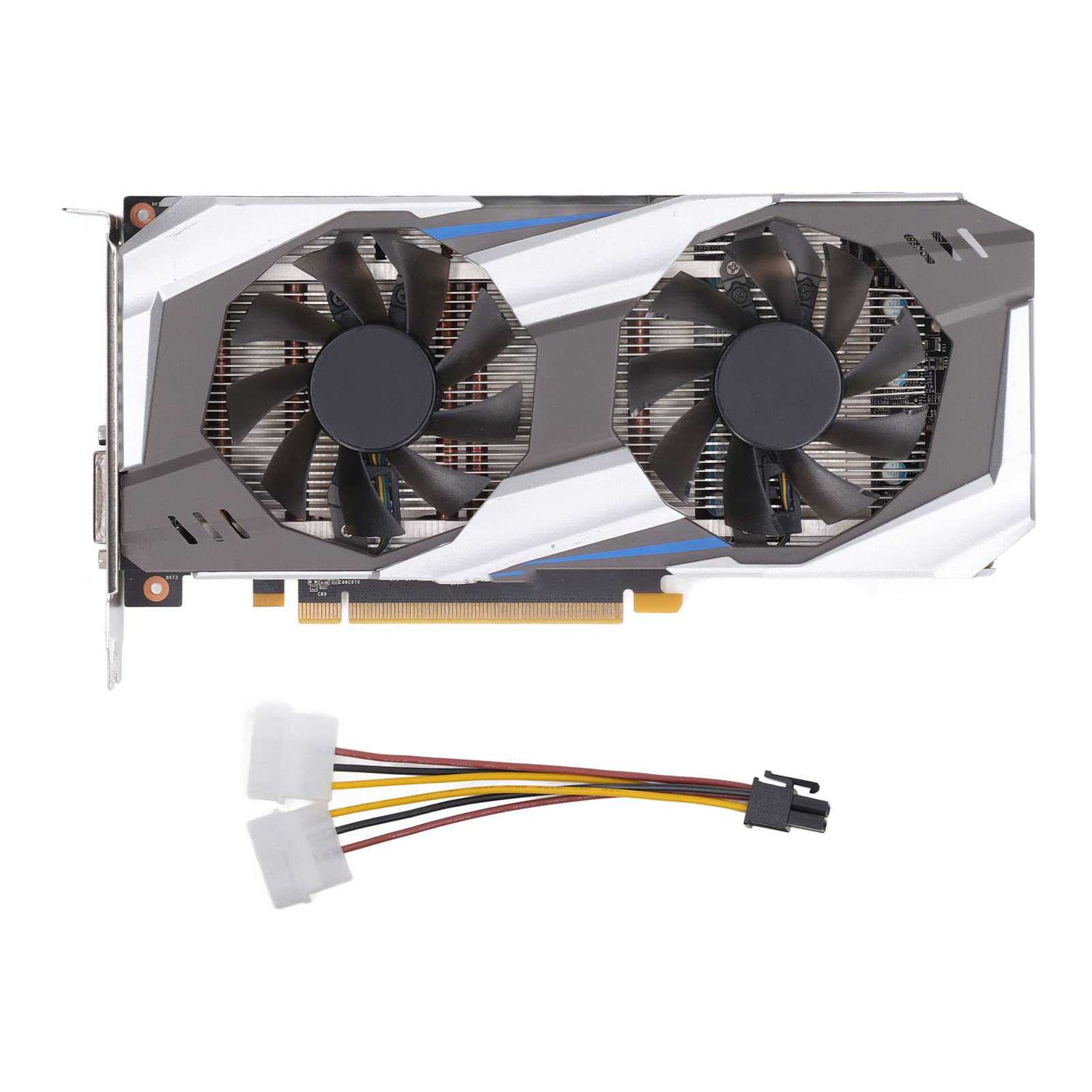 Karta Graficzna GTX1060, 3GB DDR5 192bit 582MHz 2002MHz PCIe 3.0 16X Karta Graficzna do Gier, Podwójny Wentylator Chłodzący Karta Graficzna do Komputera Stacjonarnego