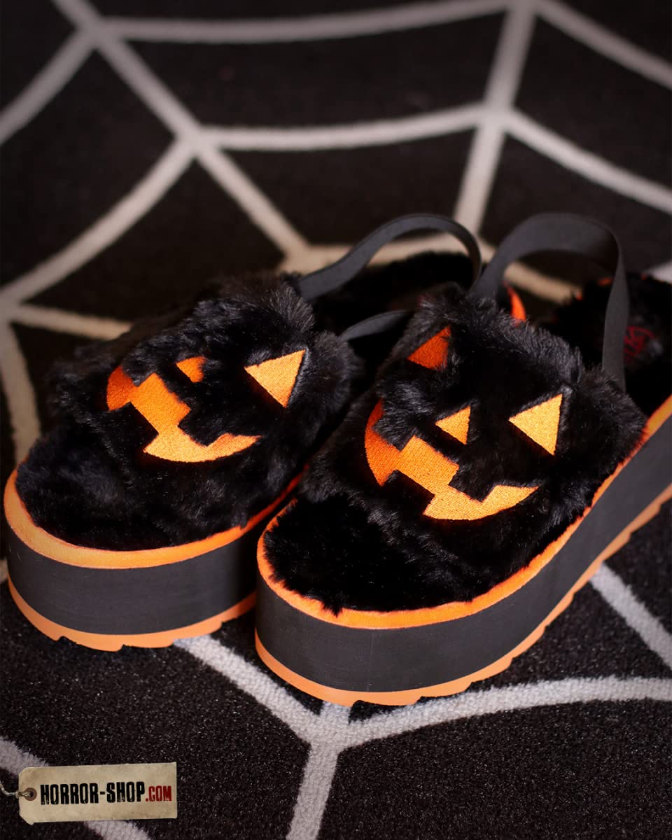 Horror-Shop Sandalias De Plataforma Lilly Jack O'Lantern 39
