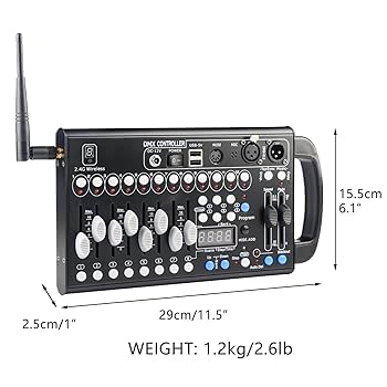 Amazon.com: Wireless Dmx Controller 192 Channel Dmx Light