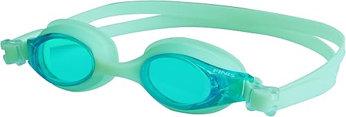 FINIS FlowGlow - Gafas de natación para niños, gafas de piscina que brillan en la oscuridad, ajuste de silicona suave, para edades de 4 a 12 años