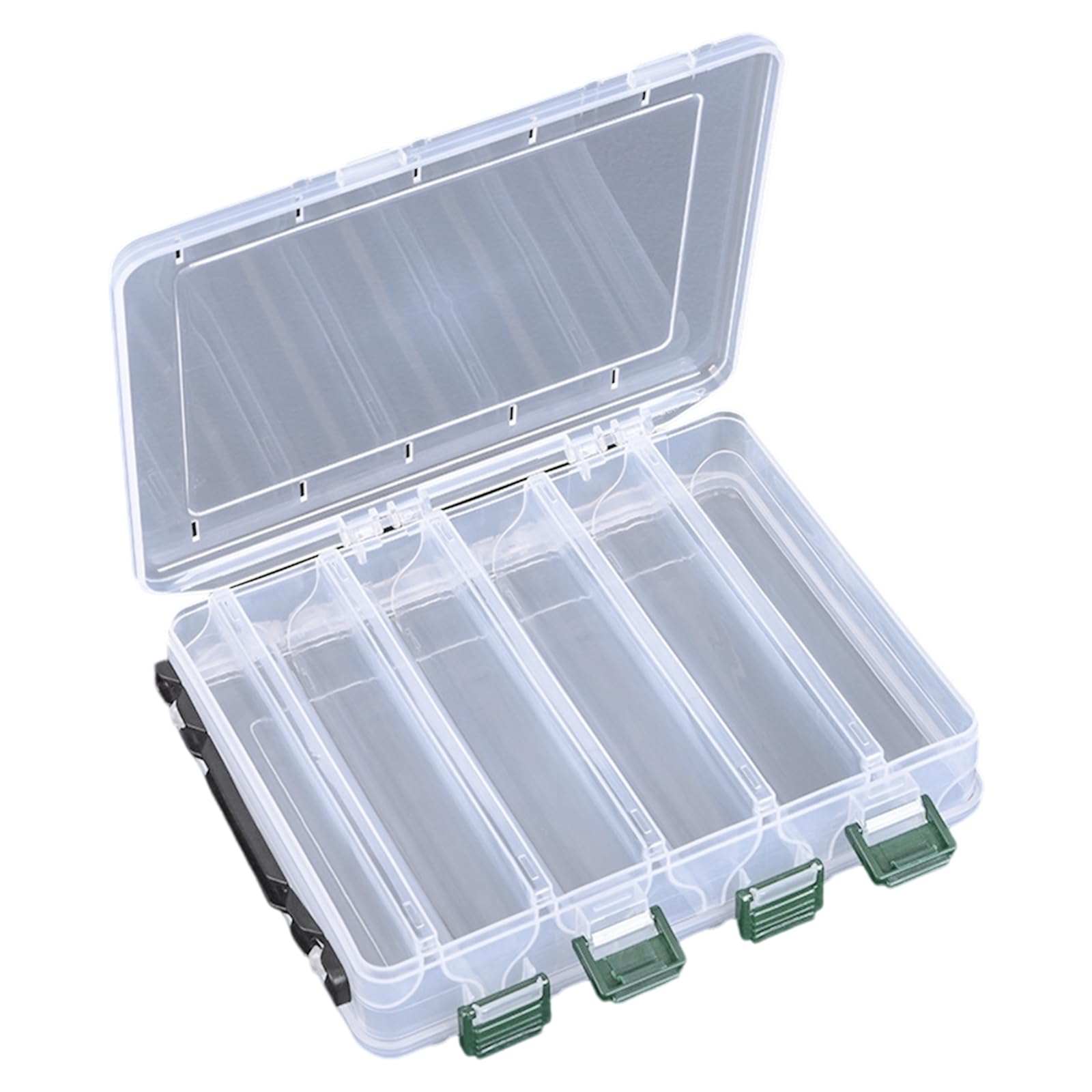 Qsvbeeqj F Multiple Compartment Waterproofed Ishing Tackle Storage Box Or Lures Accessories And Ishing Gear Lures Compartment Box