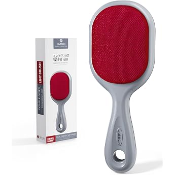 VASSON Double Sided Lint Brush for Clothes - Travel and Velvet Lint Brush Pack of 2