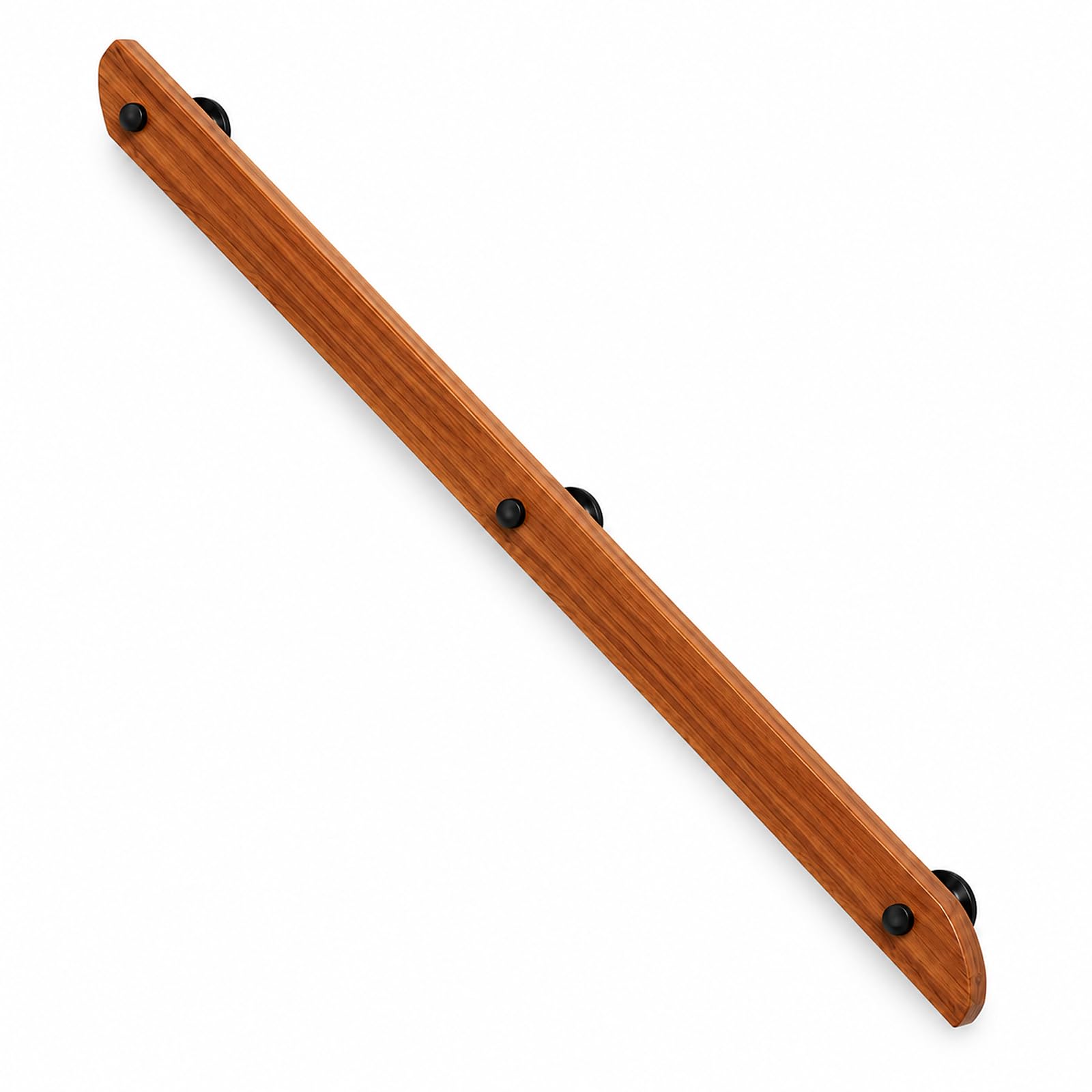 Wooden Handrails for Stairs Non-Slip Stair Banister with Brackets, 400cm - Image 9
