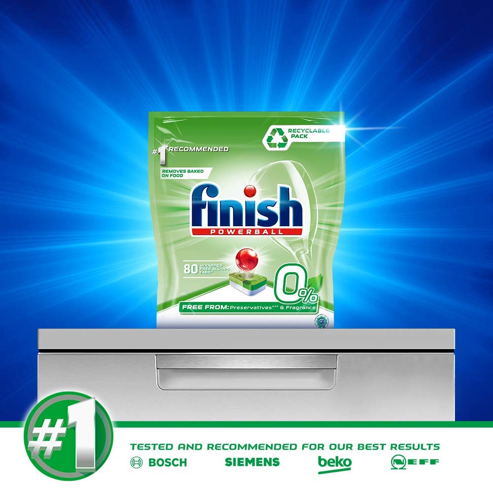 Finish 0% - Pastiglie per lavastoviglie