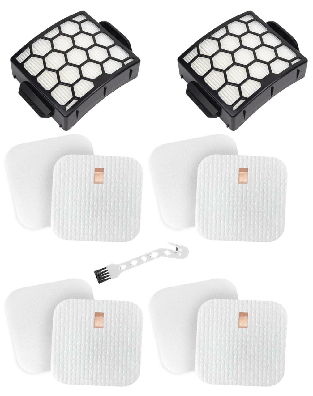 LA300, LA401, LA455 Filter Replacement for Shark LA502, LA500, LA301, LA555 Rotator Navigator Lift-Away ADV DuoClean PowerFins Upright Vacuum -