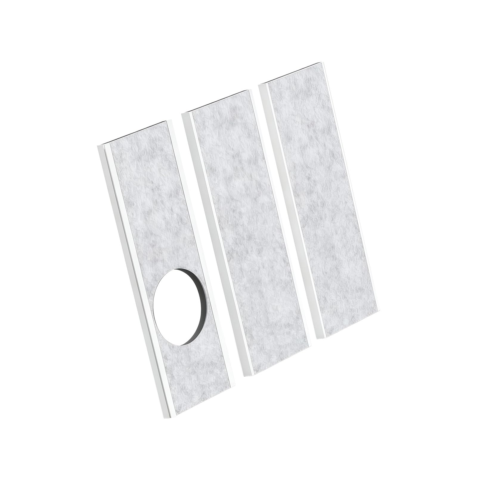 Kaeltsyn Window Ventilation Cover Insulating Foam Board Suitable for Portable Air Conditioning with Thermal Insulation Window Insulation Spume Panel Safe Outlet