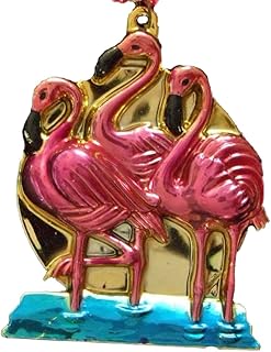 Pink Flamingos Flamingo Beads Necklace New Orleans Mardi Gras Cajun Carnival Festival