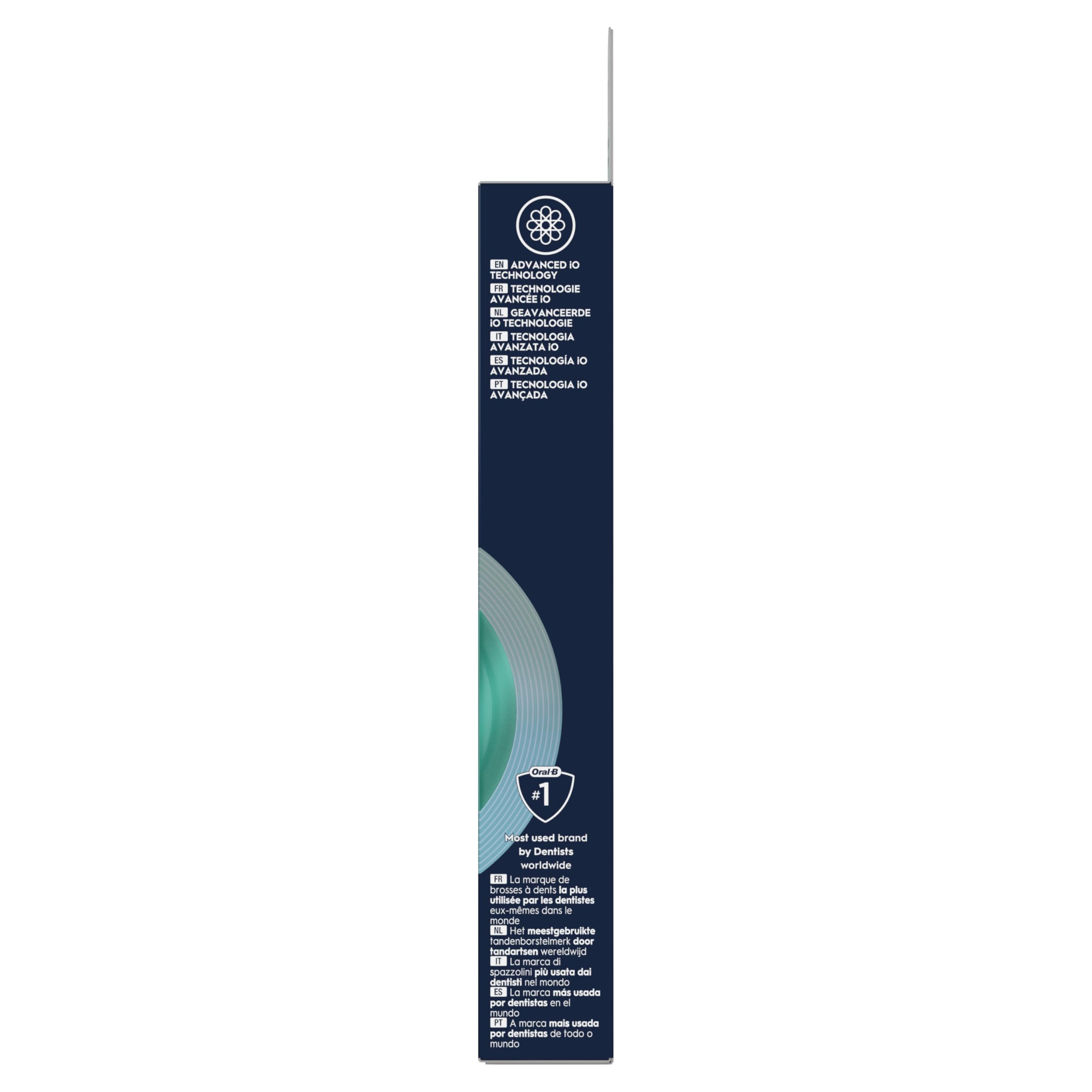 Oral-B iO Interdental Clean, Cepillos redondos auténticos, adecuados para aparatos ortopédicos, implantes y dientes desalineados, x2