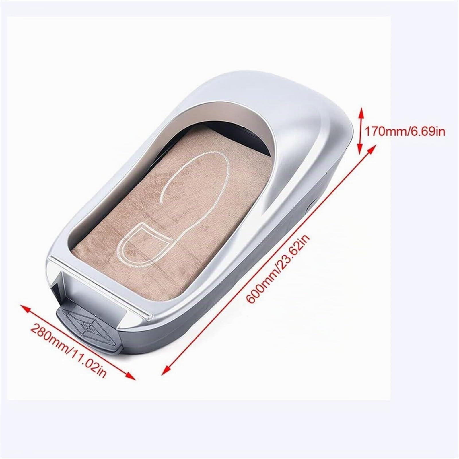 Schuhüberzieher Maschine Shoe Cover Dispenser Shoe Covers Box Mit 1 Rolle Einweg-Schuhfolie Wasserdicht Automat Überschuhautomat Automatische Schuhfolienmaschine Schuhüberzug Maschine