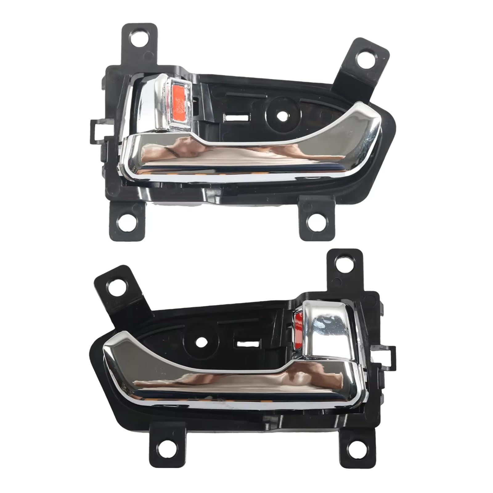 LinQianBhD for Hyundai for I30 for I30CW 2007 2008 2009 2010 2011 2012 ​Car Interior Door Handle Driver Passenger Chrome Inner Car Door Handle