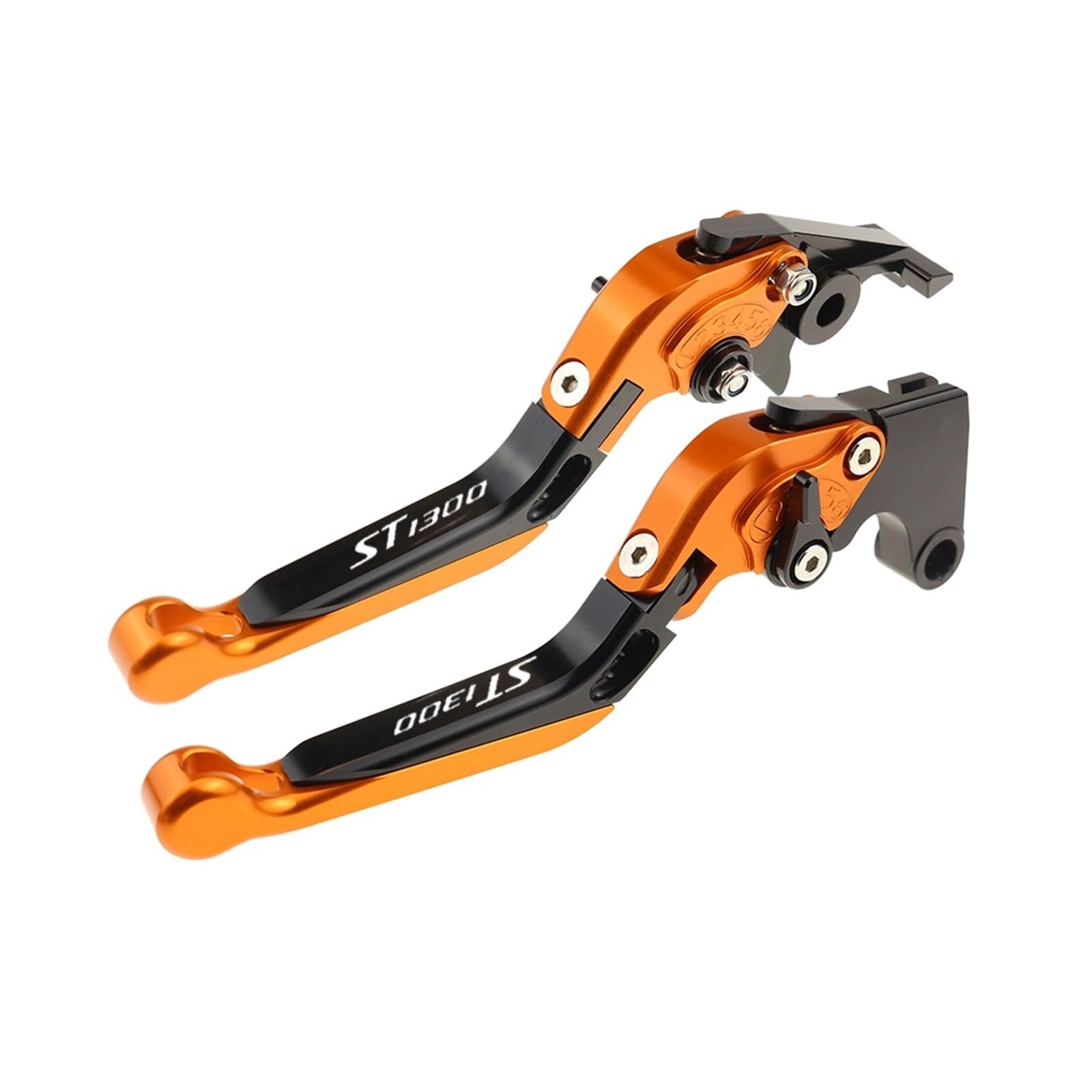 par palancas control embrague moto Para ST1300 Motocicleta CNC Plegable Extensible Freno Embrague Mango Set
