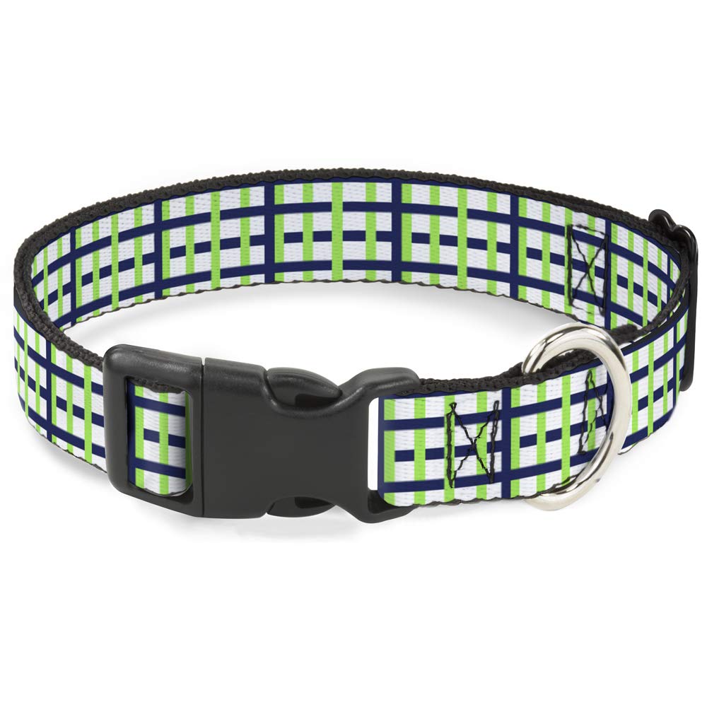 Collar de clip Buckle-Down con tejido de cesta de alta densidad