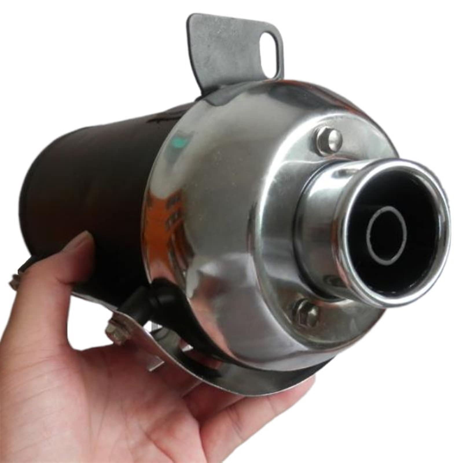Silenciador de escape de 2kw, estilo de Motor silencioso, reduce el ruido for Gx160 Gx200 168f 3kw 3800, tubo colector de protección de arandela generadora