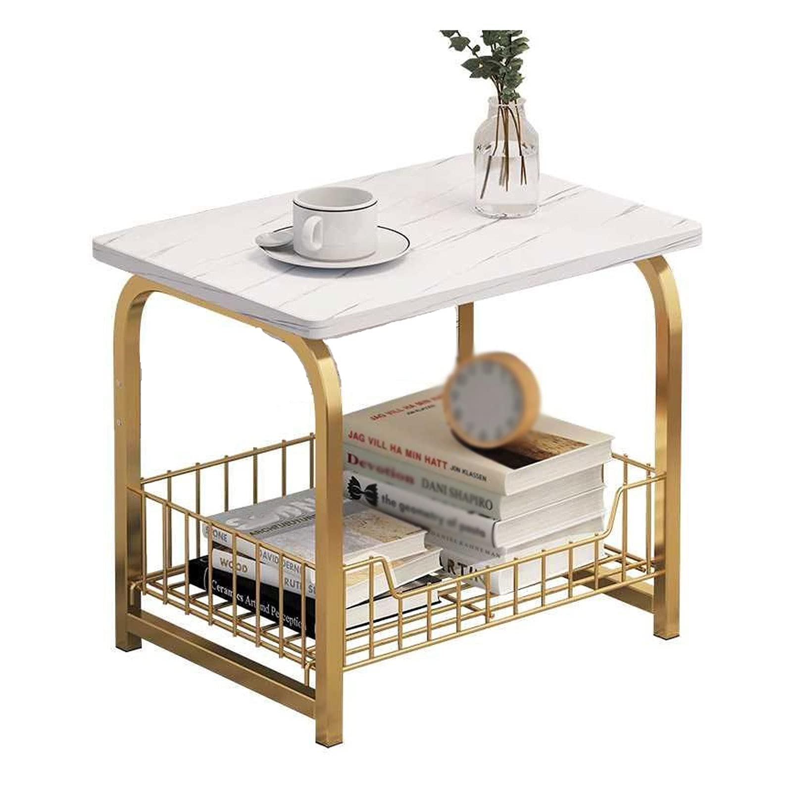 Petite table basse de salon TUSUOD table d'appoint de canapé moderne meuble maison couleur B