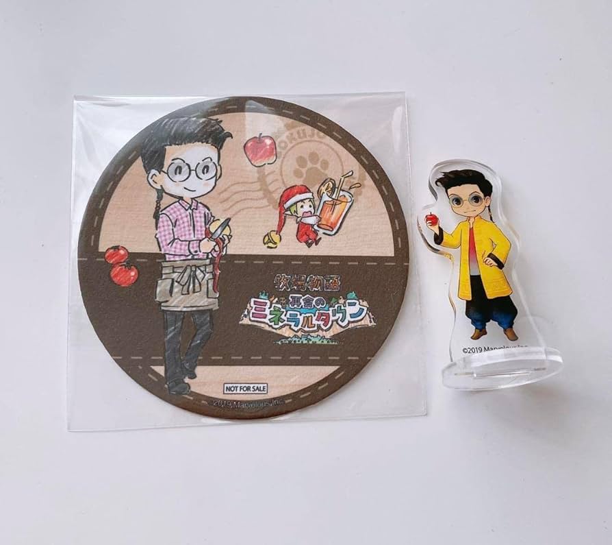 貴重　ラン 牧場物語 再会のミネラルタウン 缶バッジ グラフアート 10010004589838318281_1.jpg