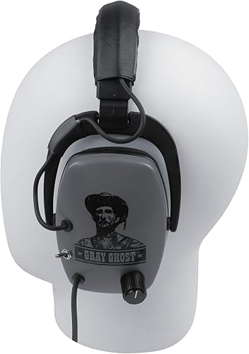 Miniatura 7 de DetectorPro Original Gray Ghost Platinum Series Headphones with 1/4" Angle Plug