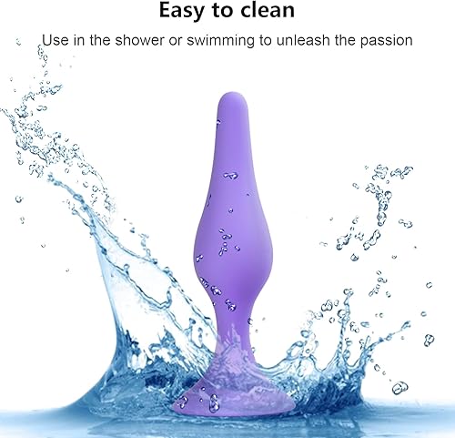 Miniatura 14 de Hisionlee? Juguete sexual 4 unidades. Juego de tapones anales de silicona médica Sensuality Sex Dolls, Hision10002, no, Negro, 4