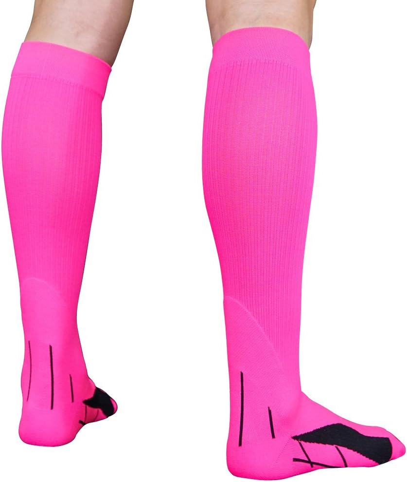Meister Graduated 20-25mmHg Compression Running Socks for Shin Splints (Pair)