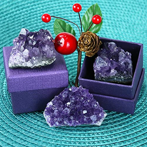 Namzi Amethyst Crystals, Amethyst Clusters, Amythestyst Crystals, Amathesis Crystal, Purple Crystal, Raw Amethyst Stone, Natural Amethyst Geode Cave Healing Crystal Stones, Amatista, About 0.1 Lb #TOP6