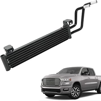 68069566AA Power Steering Oil Cooler Compatible with Dodge Ram 1500 2500 3500 2003 2004 2005 2006 2007 2008 2009 2010 Gas V6 V8