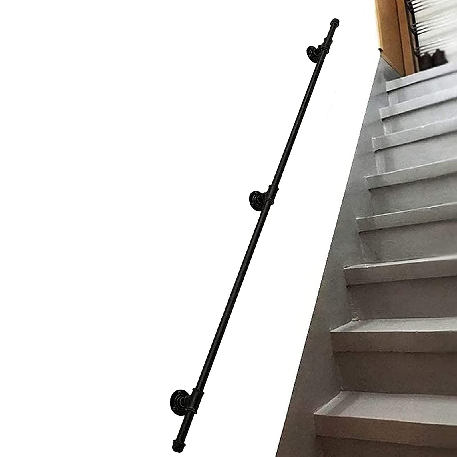 Rampe d'escalier intérieur extérieur : barre de support loft 19ft