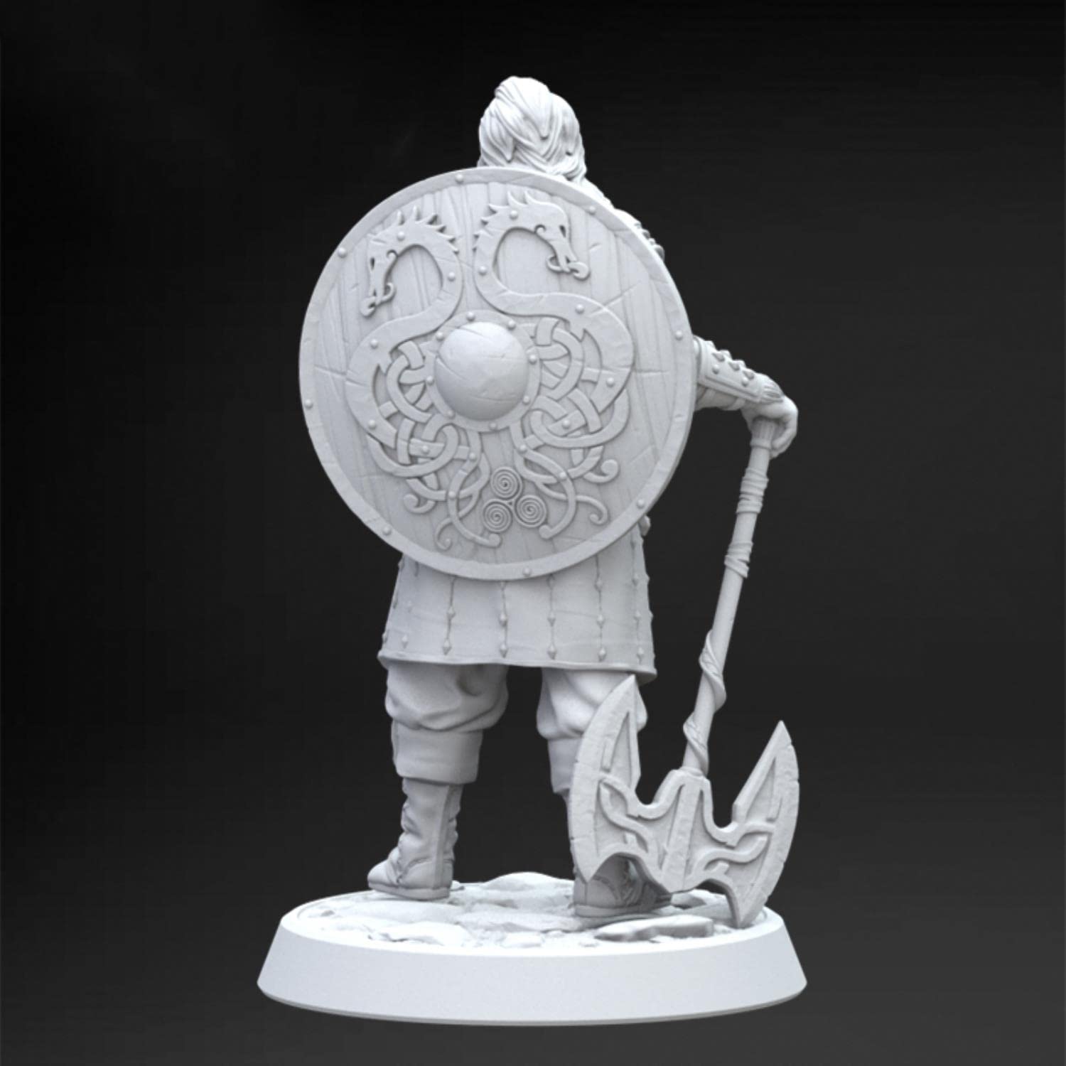 ZHANGJING 1/24 75mm 1/18 100mm Resin Model Kits Ancient Warrior Unassembled Unpainted RA-623