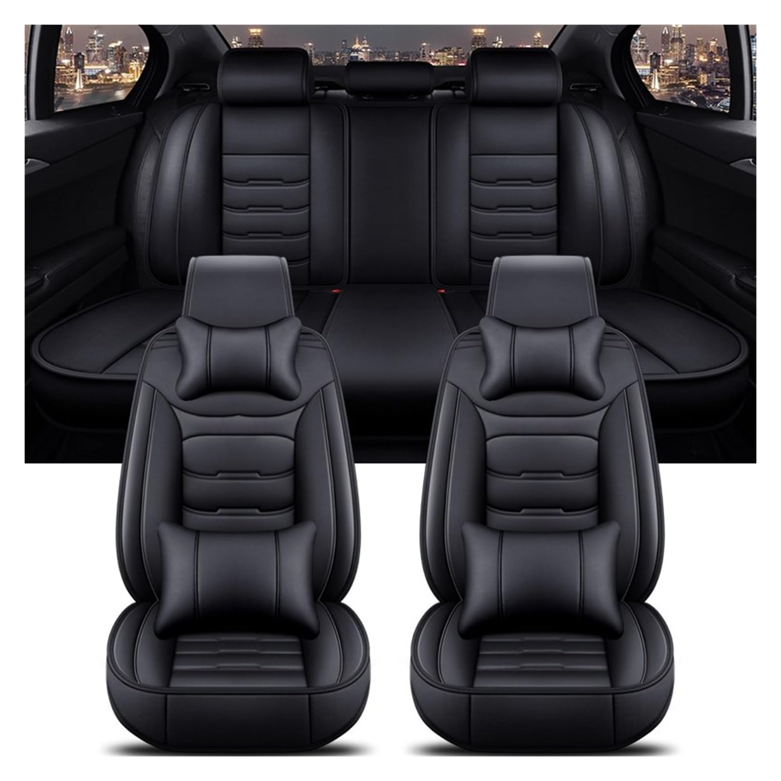 Housse de siège de voiture universelle pour masquer les usures auto - 4
