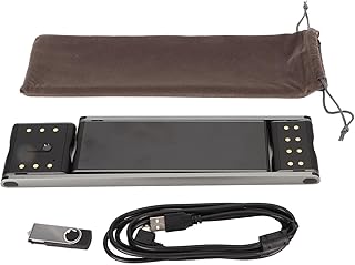 USB Document Camera, Portable Document Scanner with Automatic Correction, Real Time Projection OCR Text Recognition, Video Record and Lights, Foldable Scanner for Teaching Office