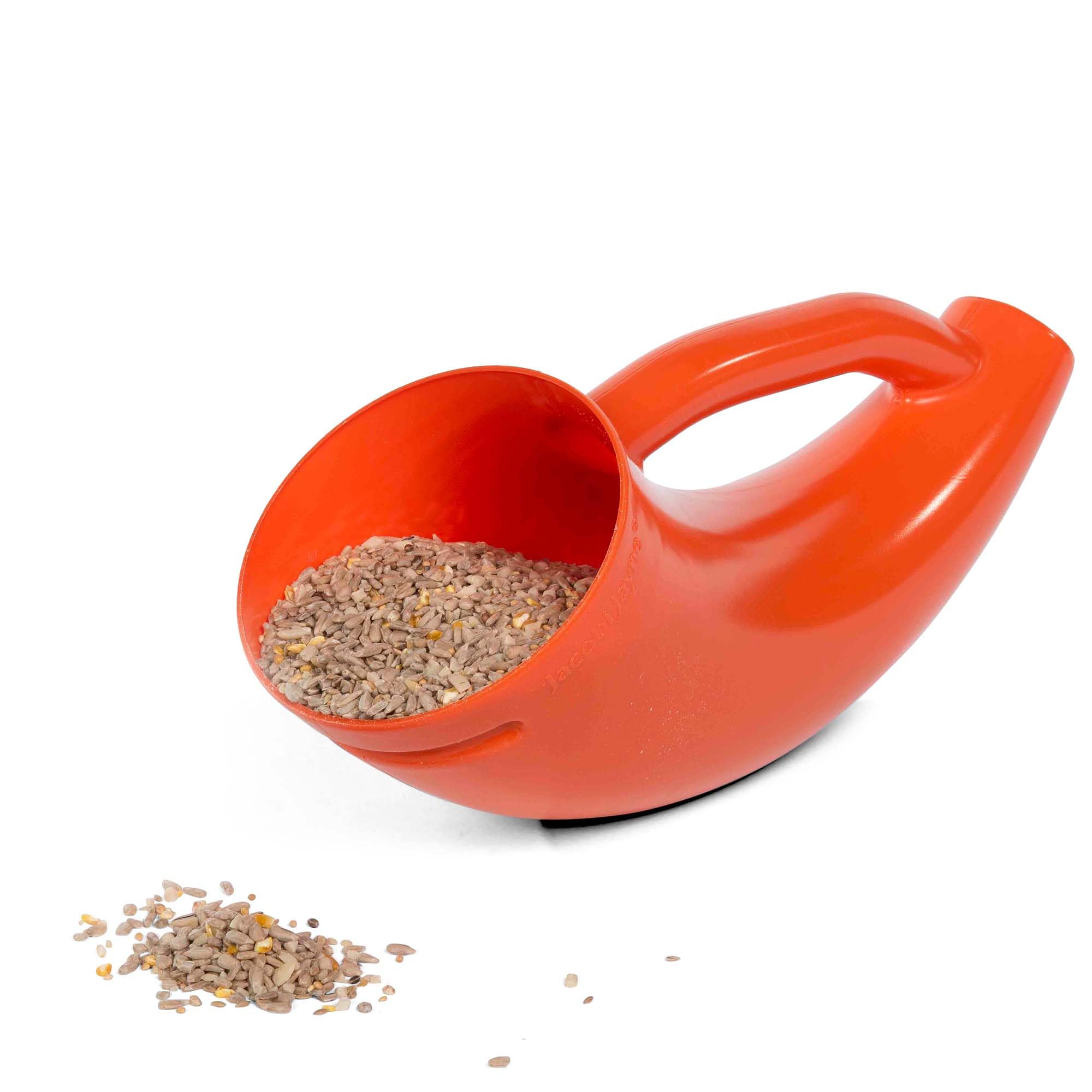 Jacobi Jayne® SuperScoop™ Cuillère à graines pour Oiseaux – ramasser, Transporter et Verser sans renverser – Parfait pour remplir Vos mangeoires d'oiseaux avec de la Nourriture pour Oiseaux – Fait