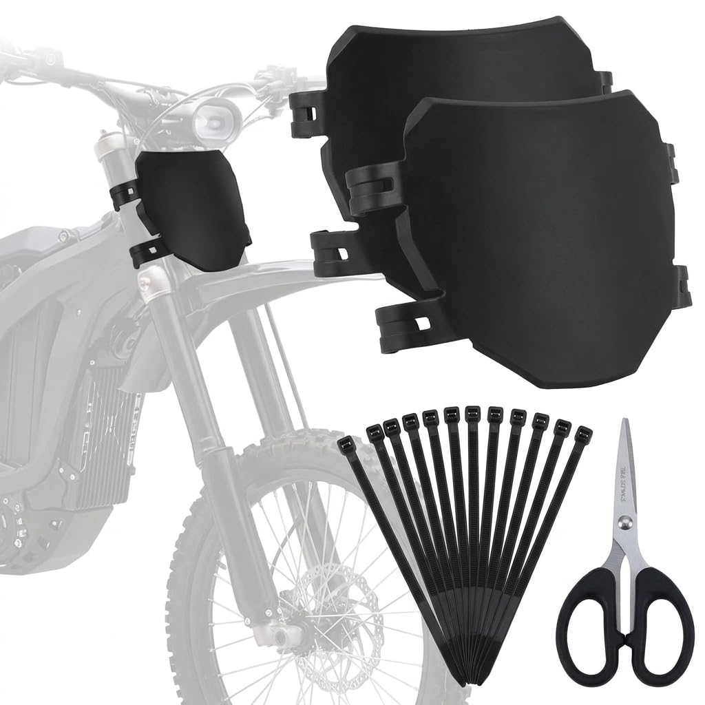 2 Pack Electric Bike Number Plate - Universal Downhill Electric Bike Plate