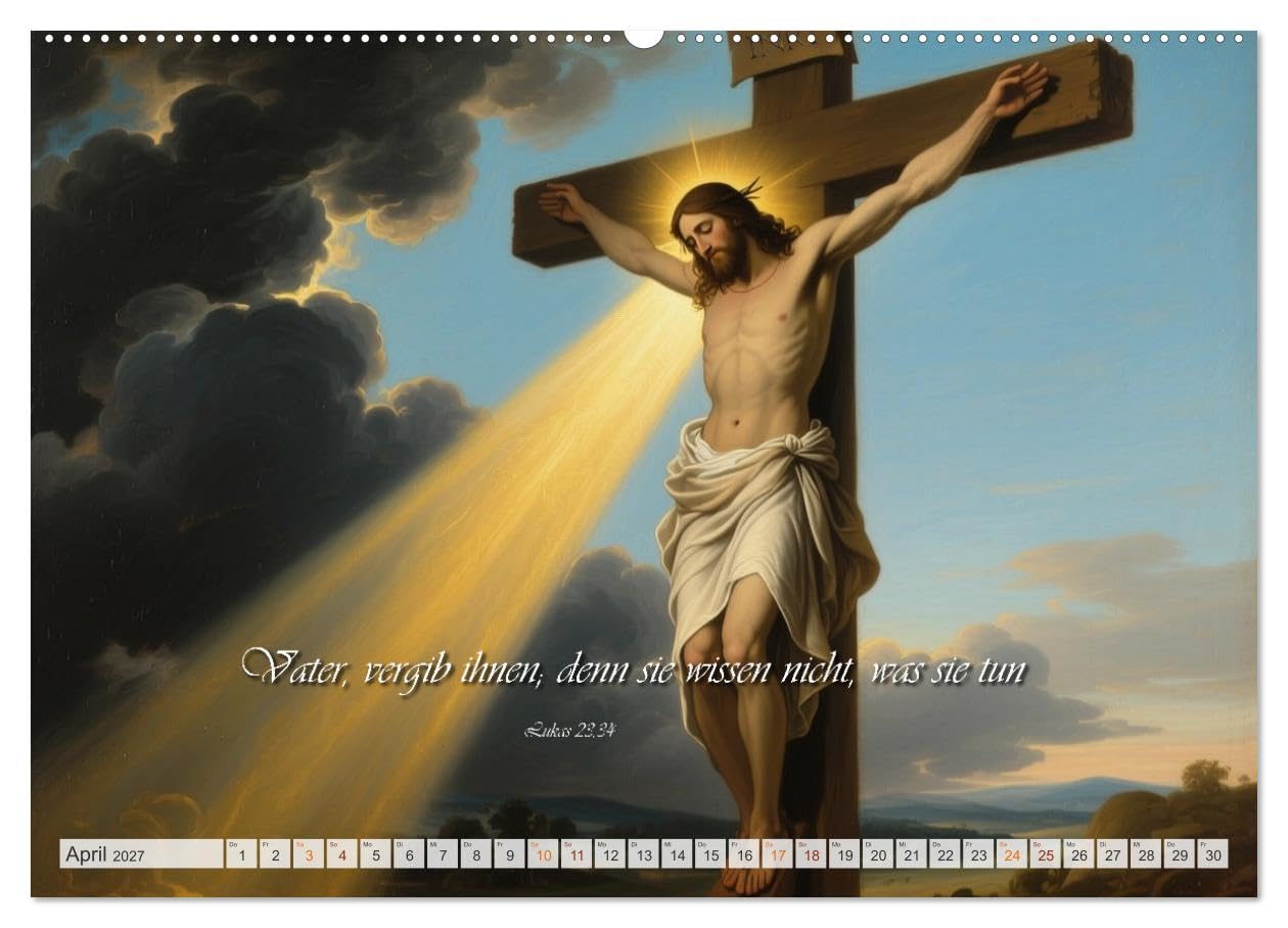 Die Kraft der Bibel (hochwertiger Premium Wandkalender 2027 DIN A2 quer), Kunstdruck in Hochglanz: Ausgewählte Bibelzitate in malerischen Bildern (CALVENDO Glaube)
