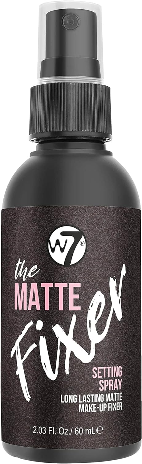 W7 The Fixer Spray Fissante per Trucco - Finitura Matte Opaca - Formula ultra fine a lunga durata - Cruelty Free e vegan