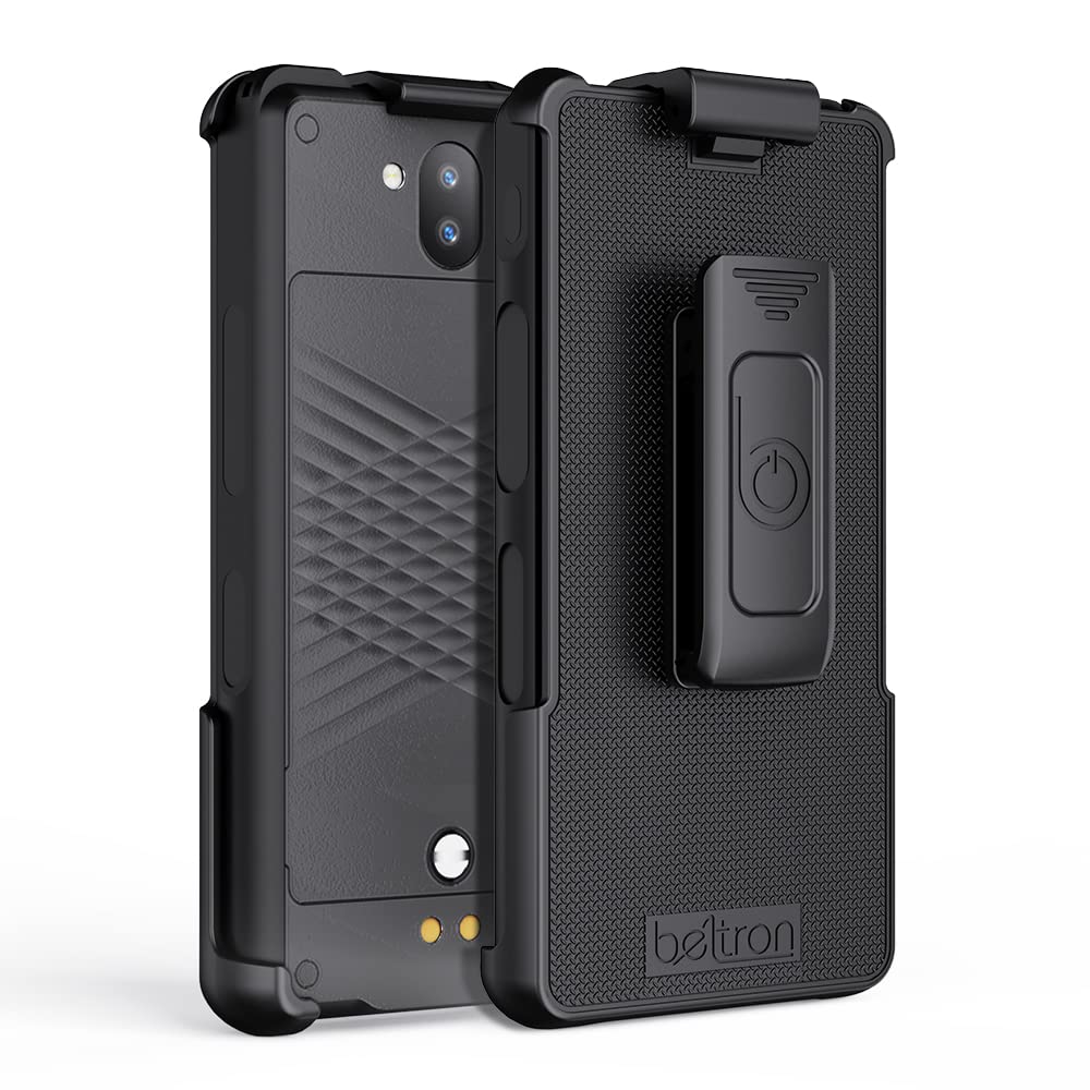 BELTRON Sonim XP10 Holster, Heavy Duty Belt Clip Holder (AT&T FirstNet T-Mobile Verizon XP9900) Features: Secure Fit, Quick Release Latch, Durable