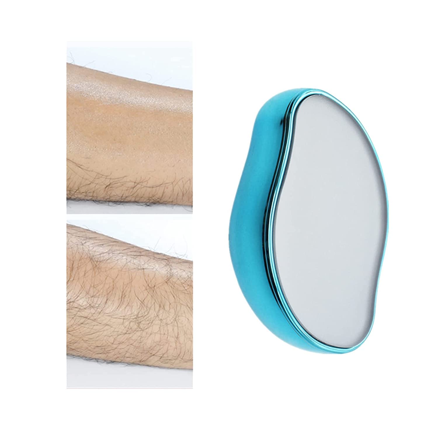 2022 Magic Crystal Hair Eraser, Painless Crystal Hair Remover Tools For Arms, Legs,Fast & Crystal Hair Removal For Men And Women, Soft Smooth Skin (Blue), Pack Of 1-image-14