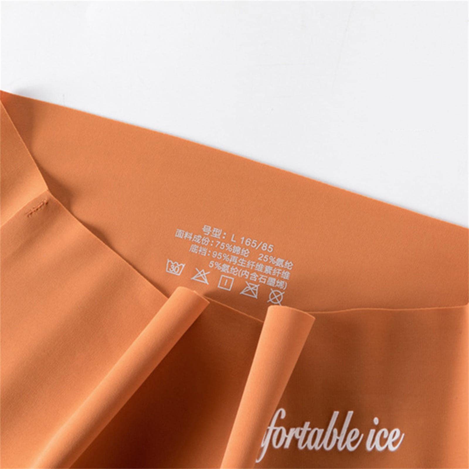 UKKO Slip Donna 4Pcs / Lot Mutandine Sexy per Le Donne Ice Silk Slip Lingerie Senza Soluzione di continuità
