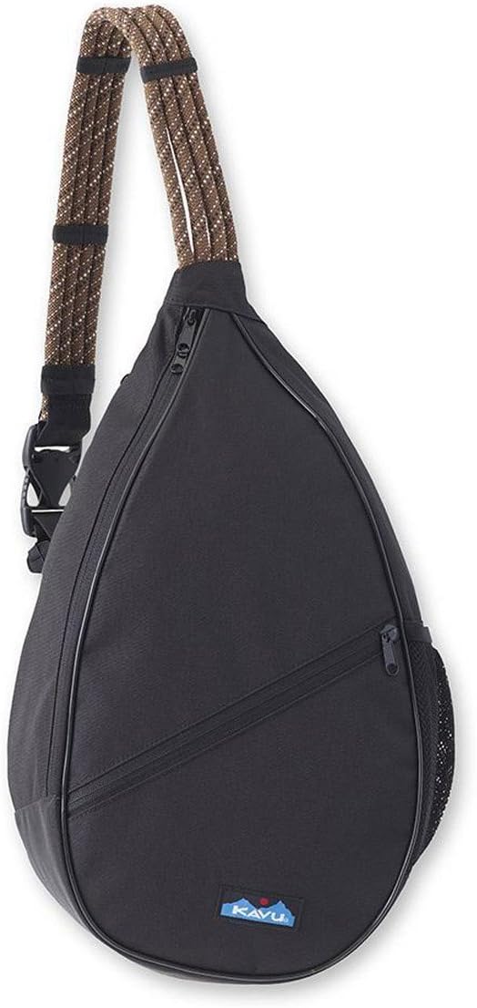 KAVU Paxton Pack Backpack Rope Sling Bag, Jet Black