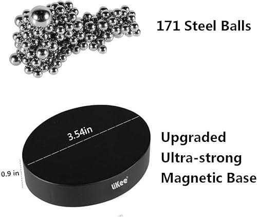 Miniatura 4 de LiKee Juguetes magnéticos para la ansiedad, decoración de escritorio para aliviar el estrés