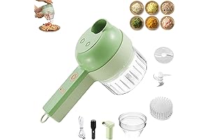 Upgraded Homezo Kitchen Electric Vegetable Slicer Set