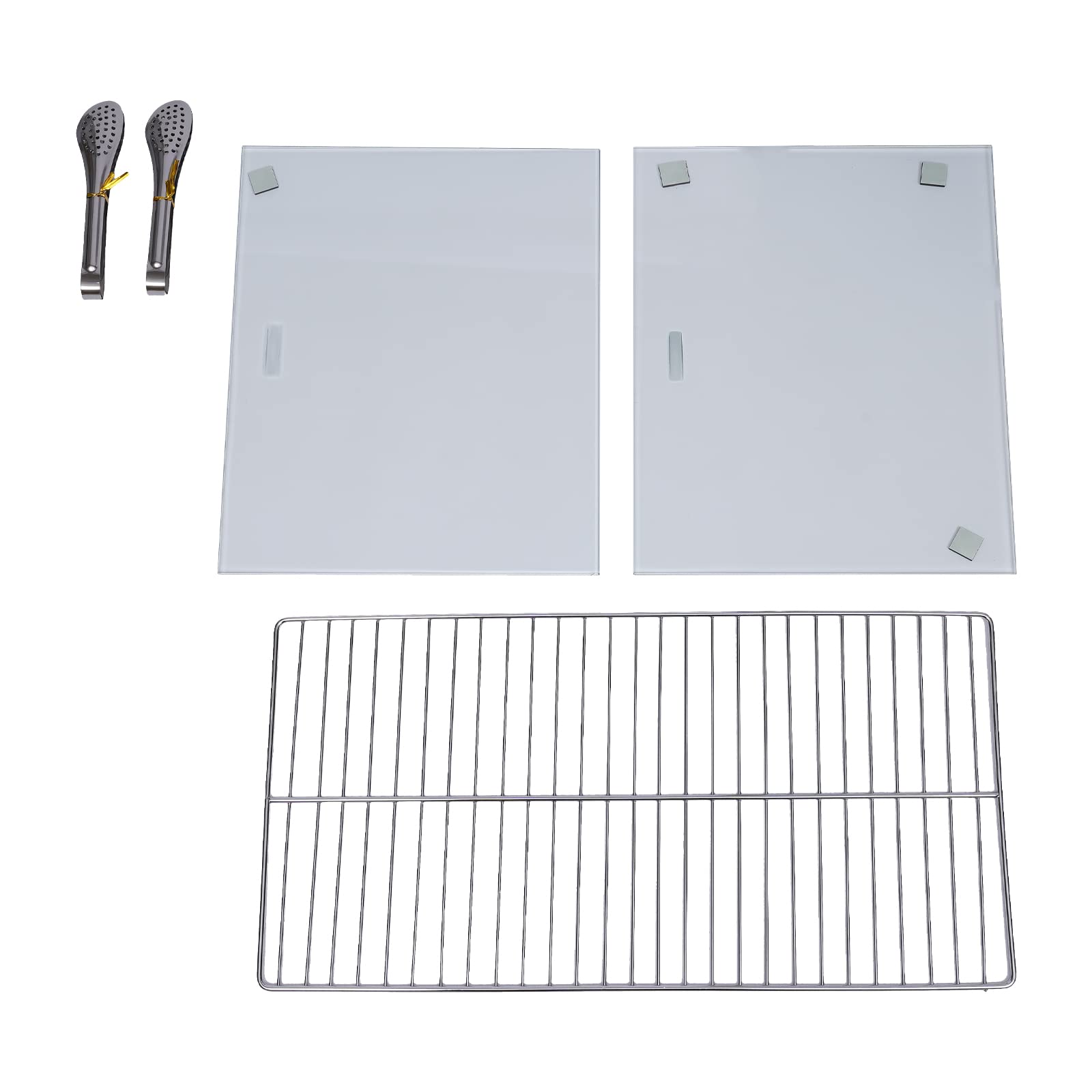 Vetrina calda a 4 ripiani, 30-85°C 800 W, in acciaio inox, riscaldata, per mense, panetterie, caffetterie, ristorante veloce