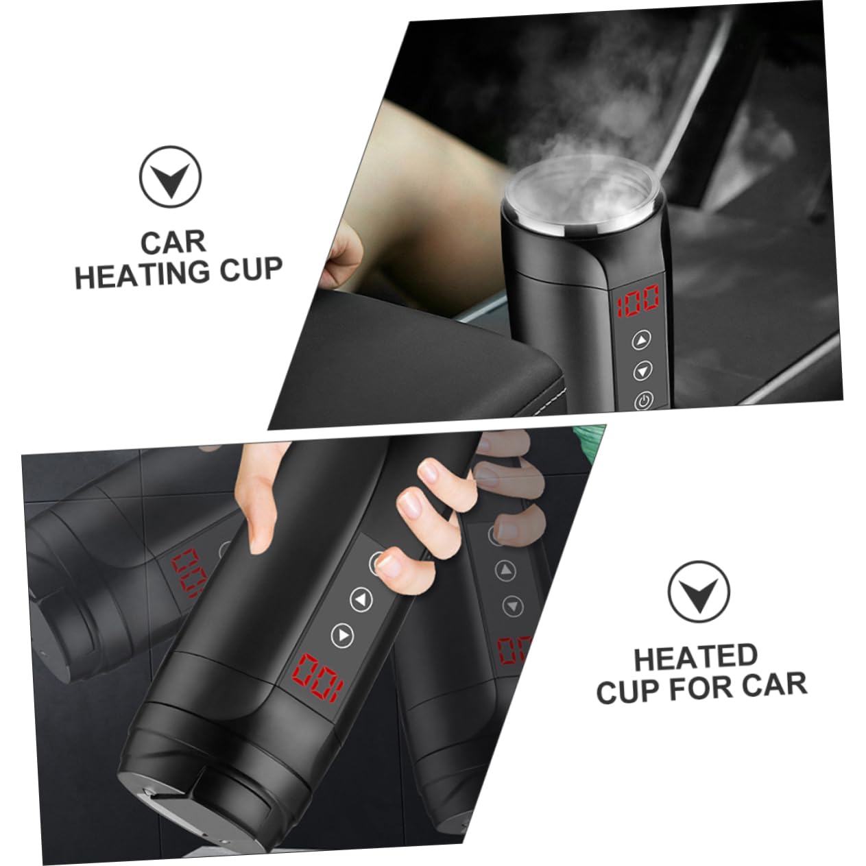 PRETYZOOM Taza Térmica Para 90w Calefactora Inoxidable Control De Temperatura Para Viaje